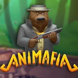 Animafia slot logo by Peter &amp; Sons at Hollywin CasinoAnimafia