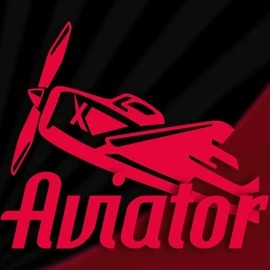 Aviator slot logo by Spribe at Hollywin CasinoAviator