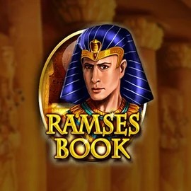 Ramses Book Deluxe slot logo by Gamomat at Hollywin CasinoRamses Book Deluxe