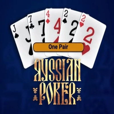 Russian Poker online game logo by OneTouch Games on hollywins.uk