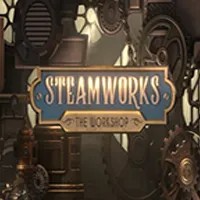 Logo of Steamworks The Workshop from Peter &amp; Sons at Hollywin Casino
