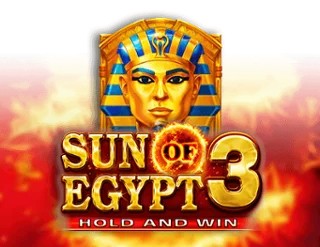 Sun of Egypt 3 slot logo by BNG at Hollywin CasinoSun of Egypt 3